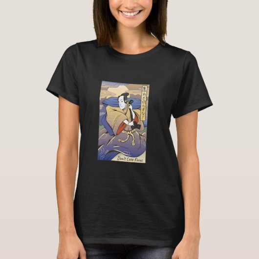 Vintag Samurai Warrior - Katana T-Shirt (Vorderseite)