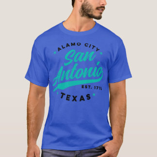 Vintag San Antonio Alamo City Texas Aquamarin USA1 T-Shirt