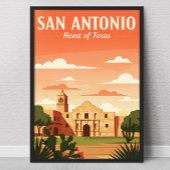 Vintag San Antonio Poster