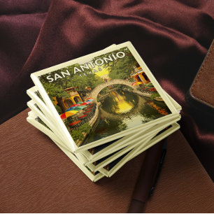 Vintag San Antonio Texas Magnet