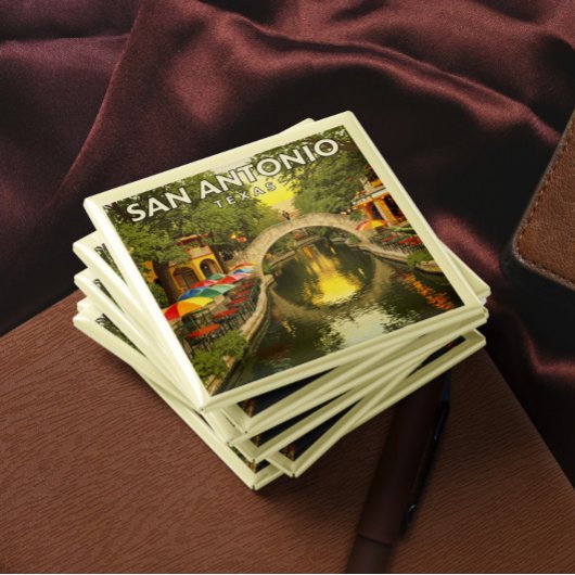 Vintag San Antonio Texas Magnet
