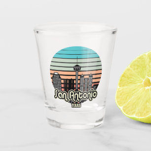 Vintag San Antonio Texas Schnapsglas