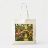 Vintag San Antonio Texas Tragetasche (Vorne)
