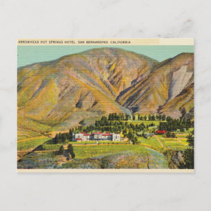 Vintag San Bernardino, Kalifornien Postkarte