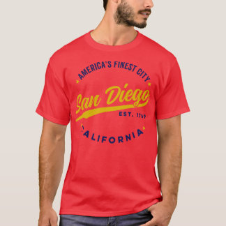 Vintag San Diego Americas Finest Stadt Kalifornien T-Shirt
