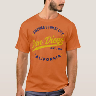 Vintag San Diego Americas Finest Stadt Kalifornien T-Shirt