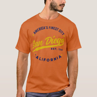 Vintag San Diego Americas Finest Stadt Kalifornien T-Shirt