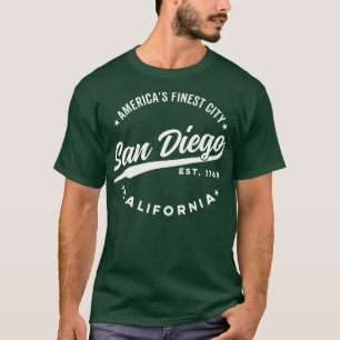 Vintag San Diego Americas Finest Stadt Kalifornien T-Shirt