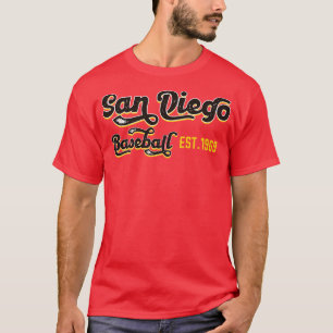 Vintag San Diego Baseball Est1969 Baseball Lover T-Shirt
