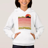 Vintag San Diego California Skyline Sunset Hoodie (Vorderseite)