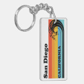 Vintag San Diego Kalifornien Schlüsselanhänger (Vorderseite links)