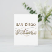 Vintag San Diego Postkarte (Stehend Vorderseite)