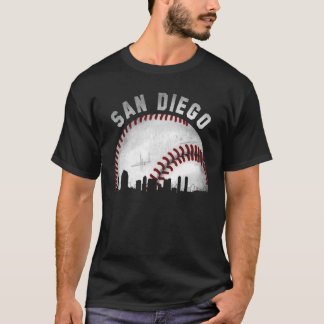 Vintag San Diego Skyline City Baseball T-Shirt
