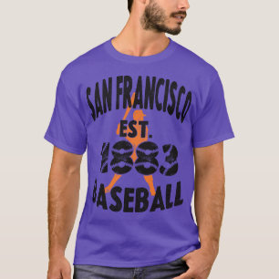 Vintag San Francisco Baseball Est 1883 Baseball B T-Shirt