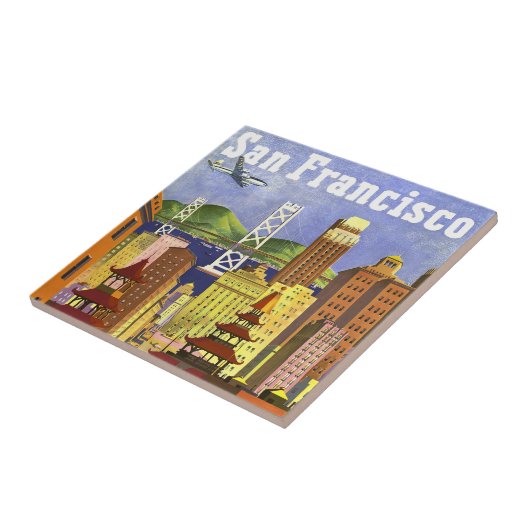 Vintag San Francisco Fliese (Seite)