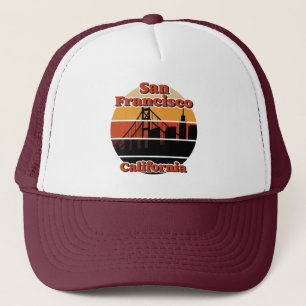 Vintag San Francisco Kalifornien Truckerkappe