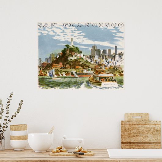 Vintag San Francisco Poster (Küche)