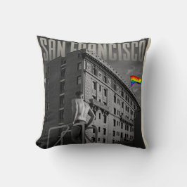 Vintag San Francisco Throw Pillow Kissen