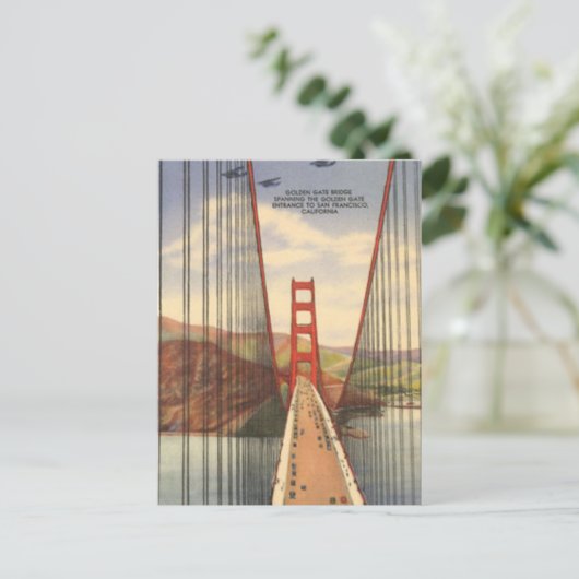 Vintag San Francisco, USA - Postkarte (Stehend Vorderseite)