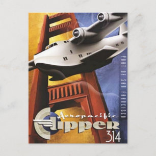 Vintag San Francisco, USA - Postkarte