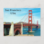 Vintag San Francisco USA Reisen Tourismus Postkarte (Vorderseite)