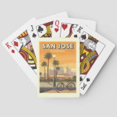 Vintag San Jose California Spielkarten (Rückseite)