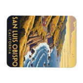Vintag San Luis Obispo Magnet (Horizontal)