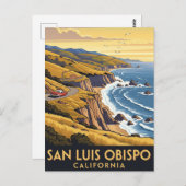 Vintag San Luis Obispo Postkarte (Vorne/Hinten)