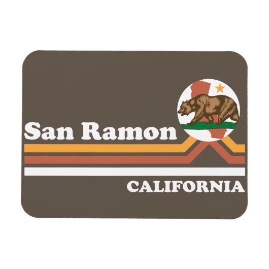 Vintag San Ramon California Magnet (Horizontal)