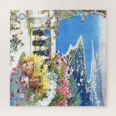 Vintag San Remo Italien - Europa Reisen Puzzle (Horizontal)