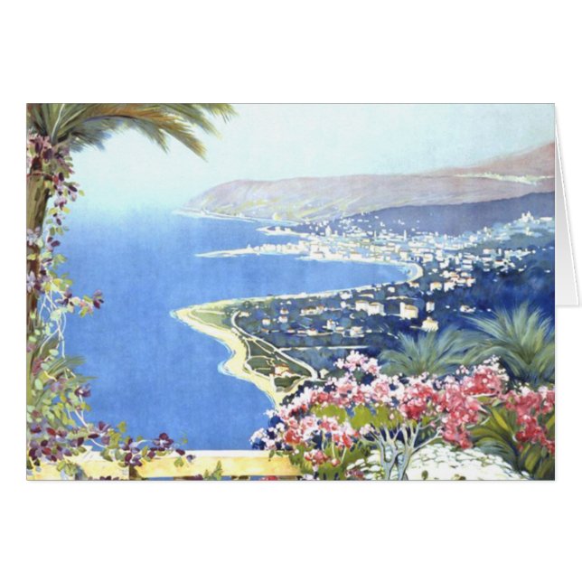 Vintag San Remo Italien Reisen (Vorderseite (Horizontal))