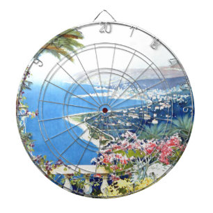 Vintag San Remo Italien Reisen Dartscheibe