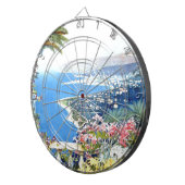 Vintag San Remo Italien Reisen Dartscheibe (Vorderseite rechts)