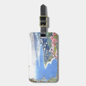 Vintag San Remo Italien Reisen Gepäckanhänger (Vorderseite vertikal)