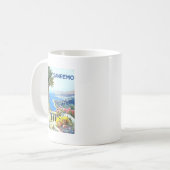 Vintag San Remo Italien Reisen Kaffeetasse (Vorderseite Links)