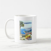 Vintag San Remo Italien Reisen Kaffeetasse (Links)