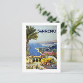 Vintag San Remo Italien Reisen Postkarte (Stehend Vorderseite)