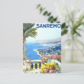 Vintag San Remo Italien Reisen Postkarte (Stehend Vorderseite)