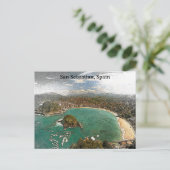 Vintag San Sebastian Spanien Reisen Postkarte (Stehend Vorderseite)