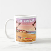 Vintag Santa Barbara California Kaffeetasse (Links)