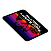 Vintag Santa Barbara California Magnet (Rechte Seite)
