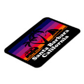 Vintag Santa Barbara California Magnet (Linke Seite)