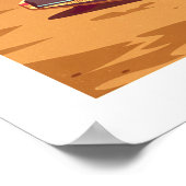 Vintag Santa Barbara California Poster (Ecke)