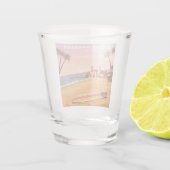 Vintag Santa Barbara California Schnapsglas (Rückseite)