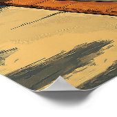 Vintag Santa Barbara, Kalifornien Poster (Ecke)