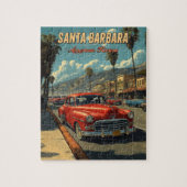 Vintag Santa Barbara, Kalifornien Puzzle (Vertikal)