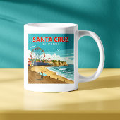 Vintag Santa Cruz Kalifornien Kaffeetasse