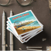 Vintag Santa Cruz Kalifornien Magnet