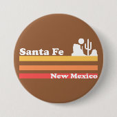 Vintag Santa Fe New Mexico Button (Vorderseite)