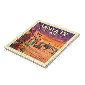 Vintag Santa Fe New Mexico Fliese (Seite)